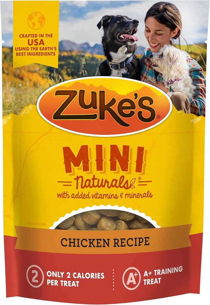 Zuke's Mini Naturals Chicken Dog Training Treats 16 oz