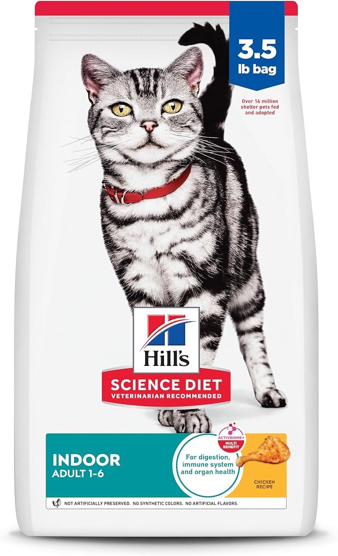 Hill's Science Diet Adult Indoor Cat Food (Chicken 3.5 lb)