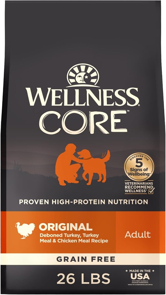 Wellness CORE Grain-Free Dog Food (Original 26lb)
