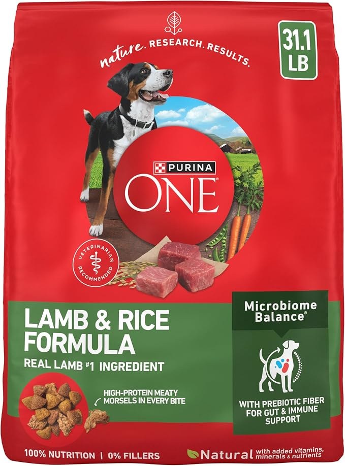 Purina ONE Lamb and Rice Dry Dog Food 31.1 lb