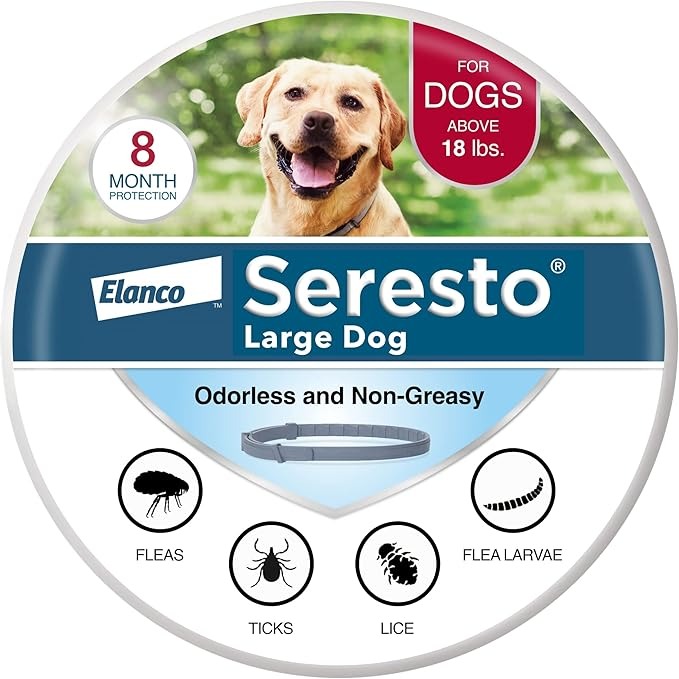 Seresto Flea and Tick Collar for Dogs (Large)