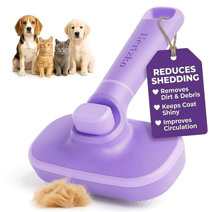 Hertzko Self Cleaning Slicker Brush