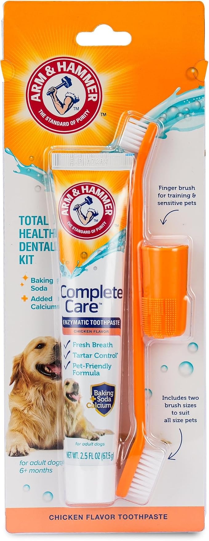 Arm & Hammer Enzymatic Dog Toothpaste Kit