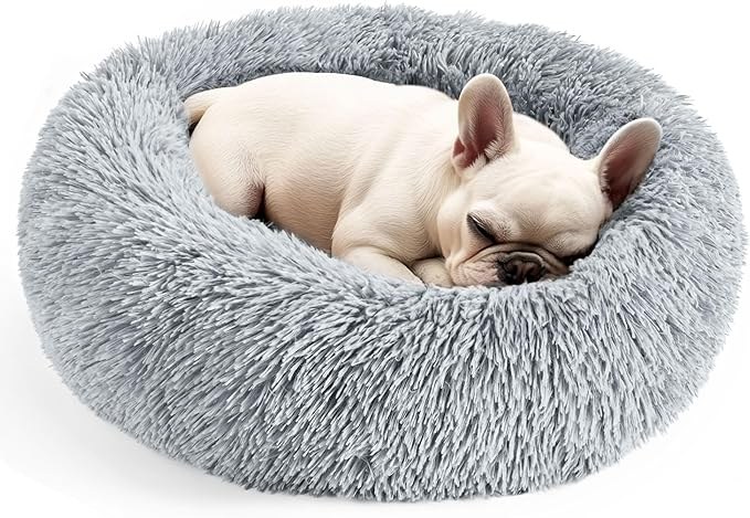 Hoewina Donut Calming Pet Bed 20 Inch